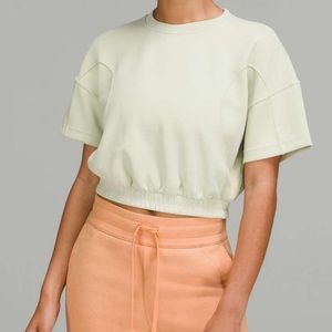 lululemon athletica Cream Cropped Top